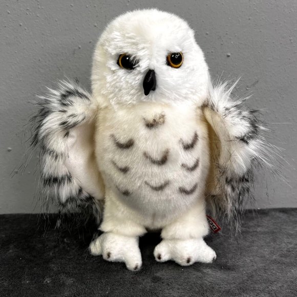 Douglas Wizard Snowy Owl Plush Stuffed Animal 2022 Realistic 8 inch White - Picture 1 of 8
